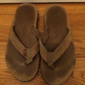 Rainbow Flip Flops Men’s Size 10